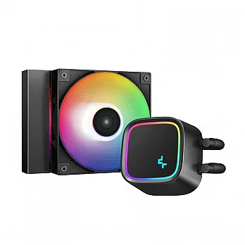 Water Cooler Deepcool LE300 Rainbow, LED, 120mm, Intel e AMD, Preto - R-LE300-BKLNMC-G-1