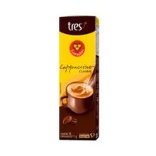 Cápsula TRES Cappuccino Classic Com 10 Unidades
