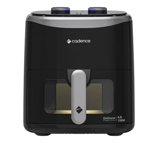 Fritadeira Sem Óleo 4,2L Cadence com Visor Delicook Fryer Show