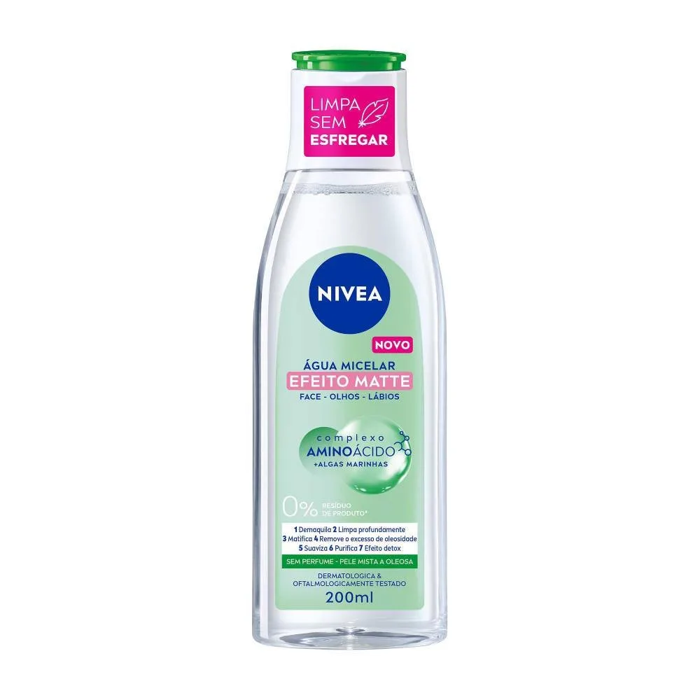 ÁGUA MICELAR NIVEA EFEITO MATTE 200ML