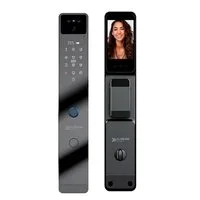 Fechadura Digital KABUM! smart Security, Com maçaneta, Reconhecimento Facial, Biometria, Controle via app, Preto - KSFD700PT, sem avaliações, R$ 899.9 com 52% de desconto no PIX ou 10x de