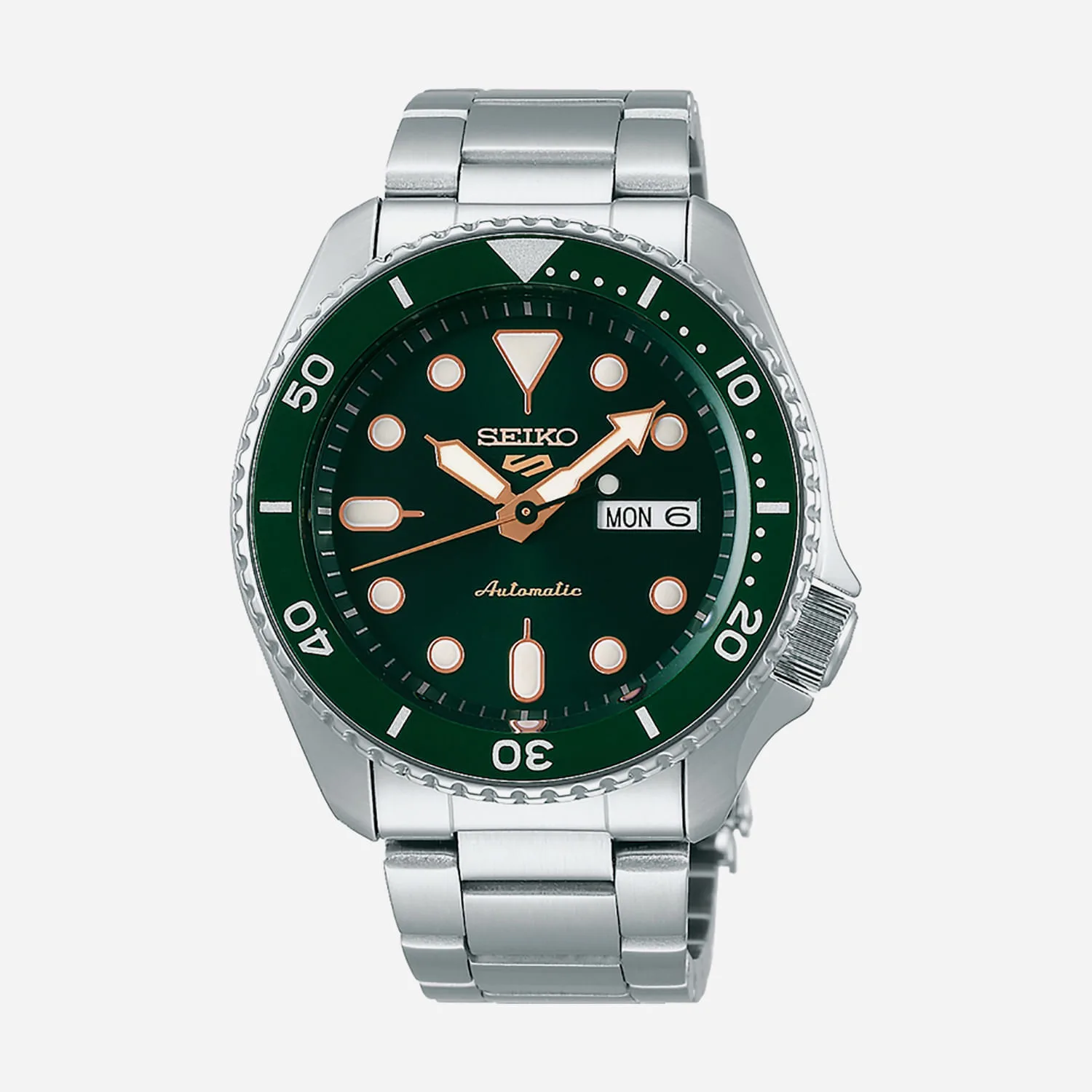 Relógio Seiko Masculino Automático em Aço Prateado