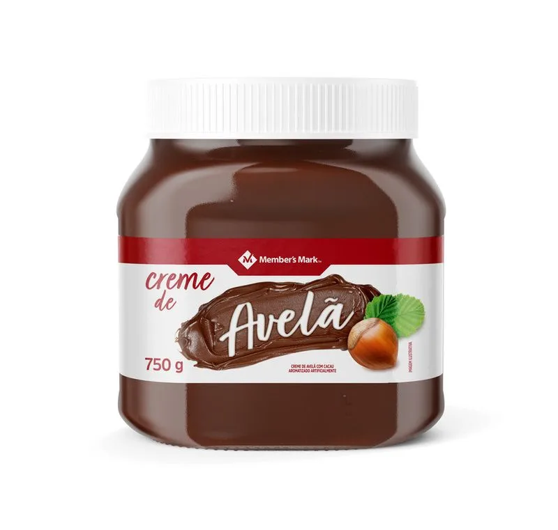 Creme de Avelã com Cacau Member's Mark Pote 750g
