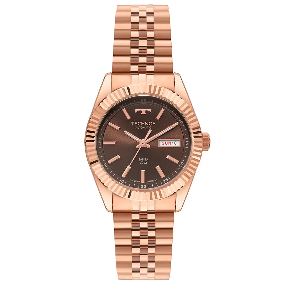 Relógio Technos Masculino Automático Rosé8205PX/1M