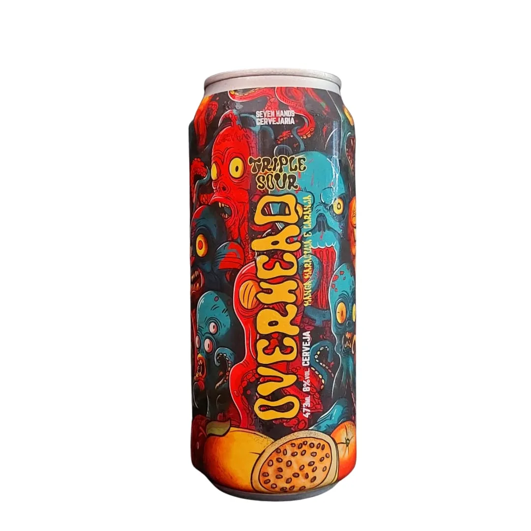 Cerveja Seven Hands Overhead Sour Triple Sour 473 ml