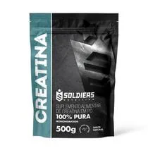 Creatina Monohidratada 500g - 100% Pura Importada - Soldiers Nutrition
