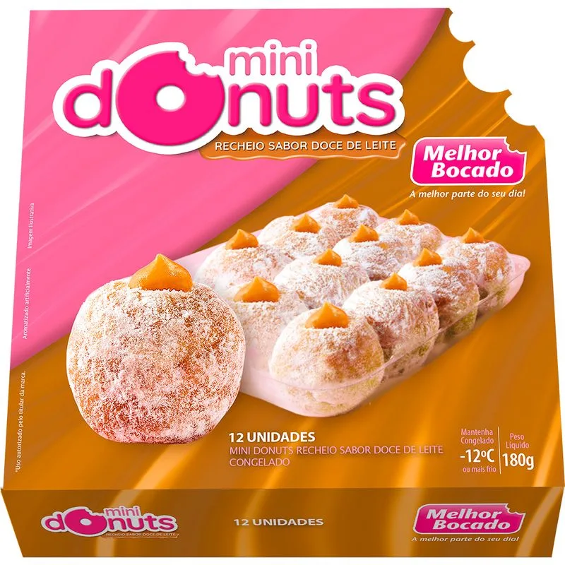 Mini Donut Doce de Leite Melhor Bocado 180g