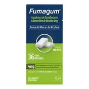 Fumagum 4mg Menta 36 Gomas Mastigáveis - Drogaria Sao Paulo
