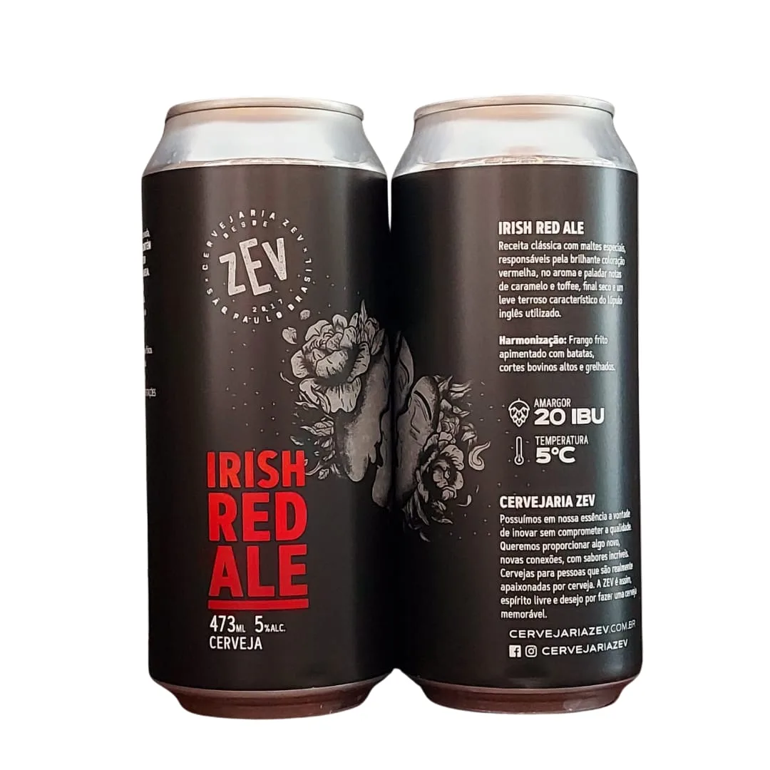 Cerveja ZEV Irish Red Ale 473 ml