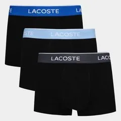 Kit Cueca Boxer Lacoste Masculina - 3 Peças