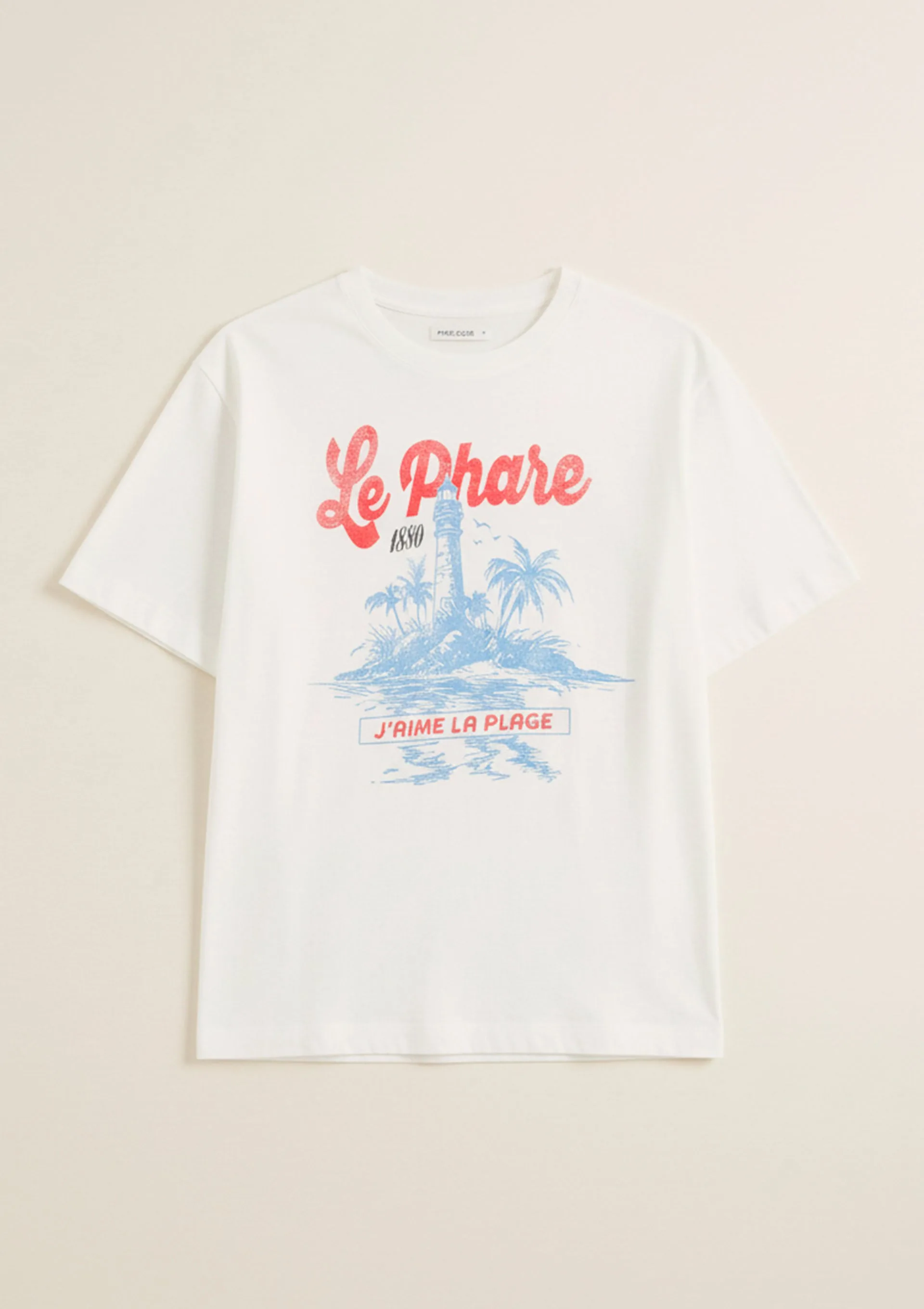 Camiseta Feminina Manga Curta Oversized - Off white