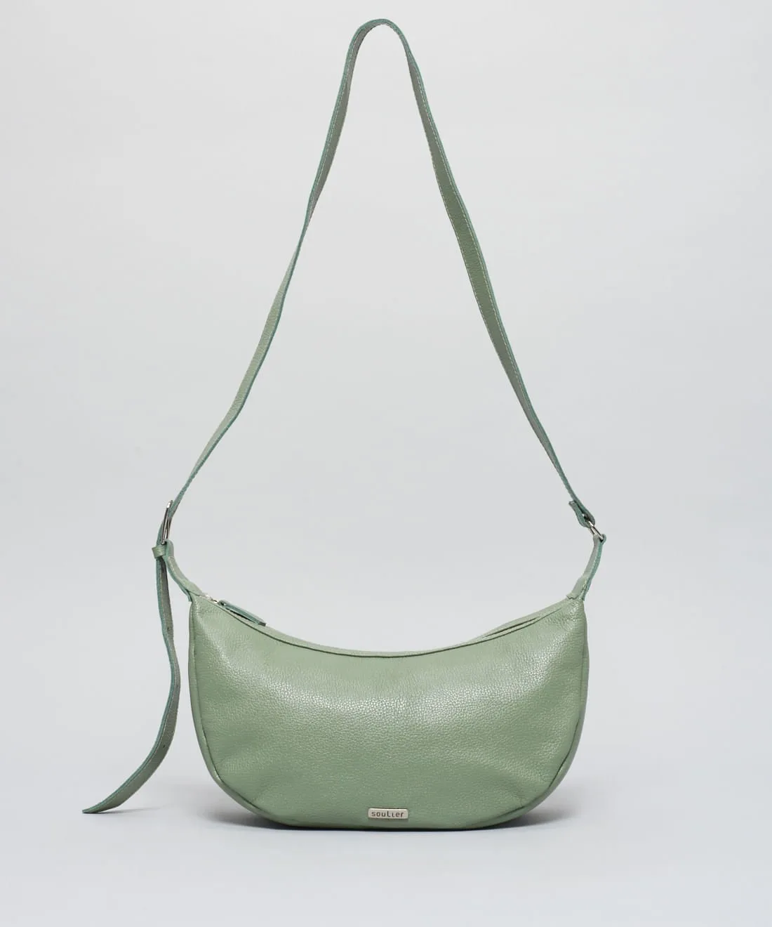 Bolsa m Couro Liz - Pistache