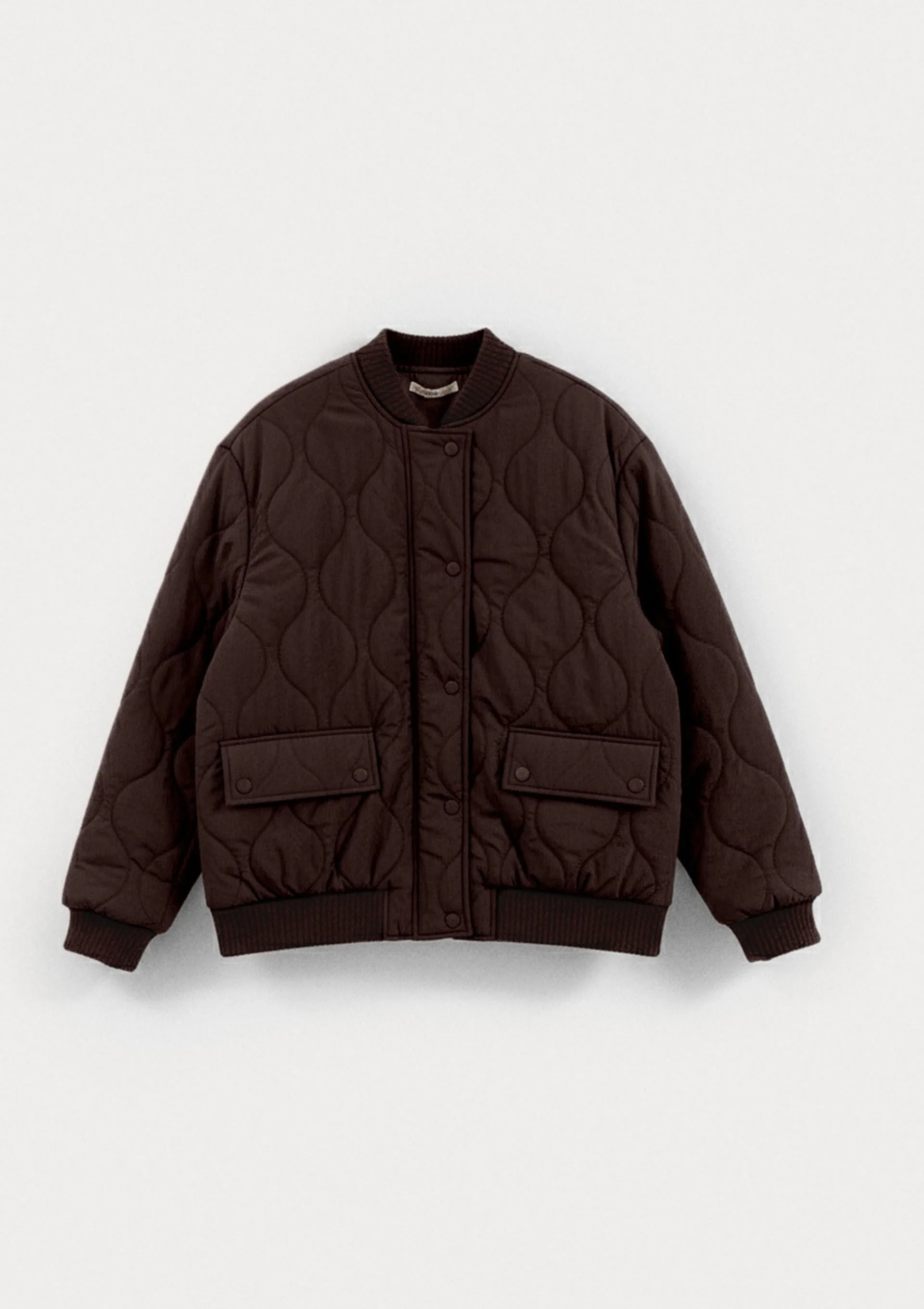 Jaqueta Feminina Bomber Puffer - Marrom