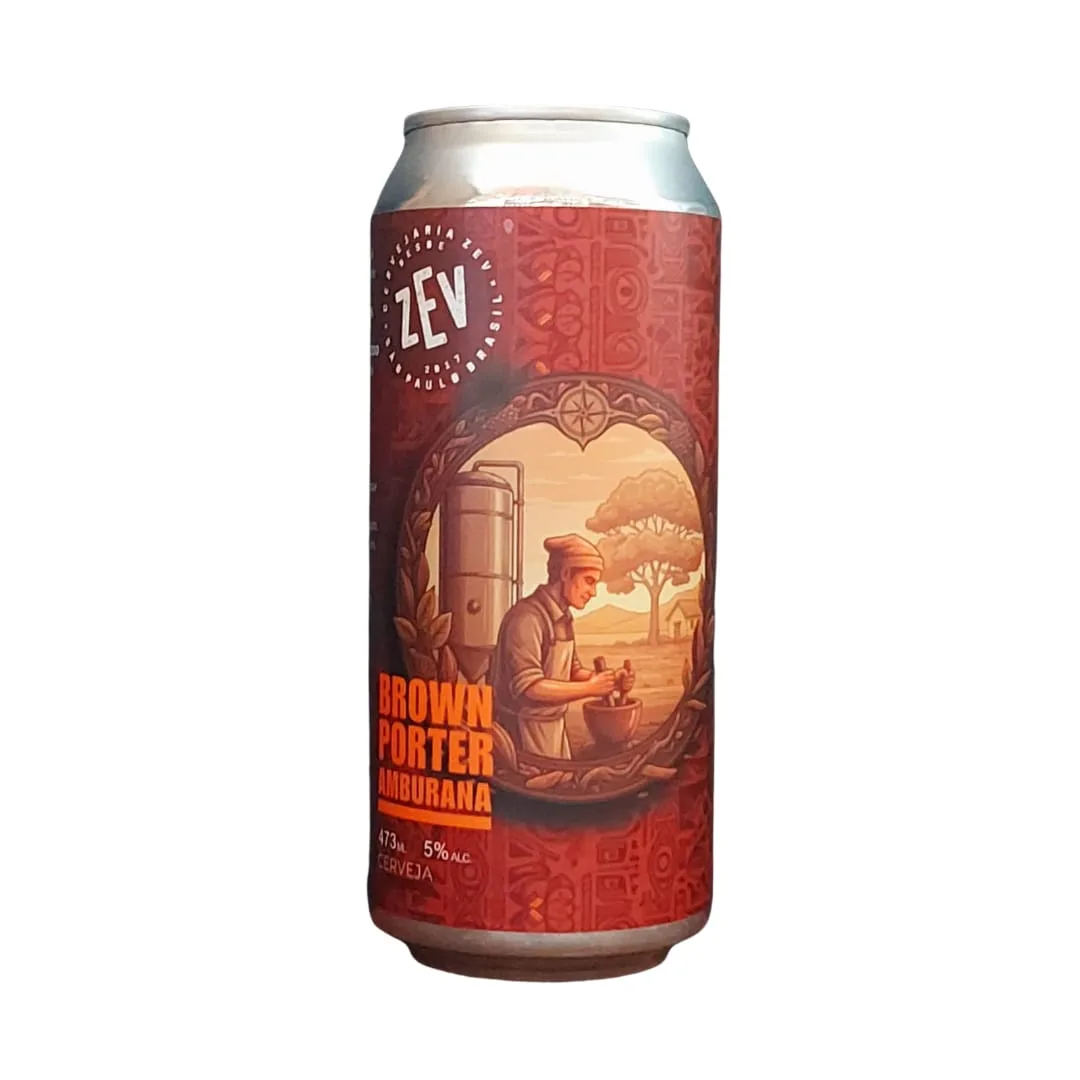Cerveja Zev Brown Porter Amburana 473 ml