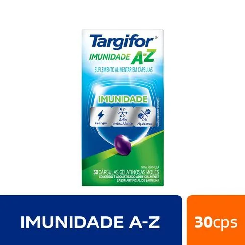 Suplemento Alimentar Targifor Imunidade A-Z - 30 Cápsulas