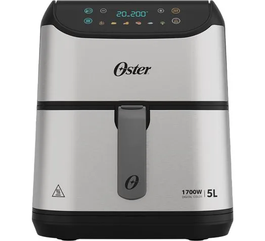 Fritadeira Digital Inox Oster 5L com Painel Touch