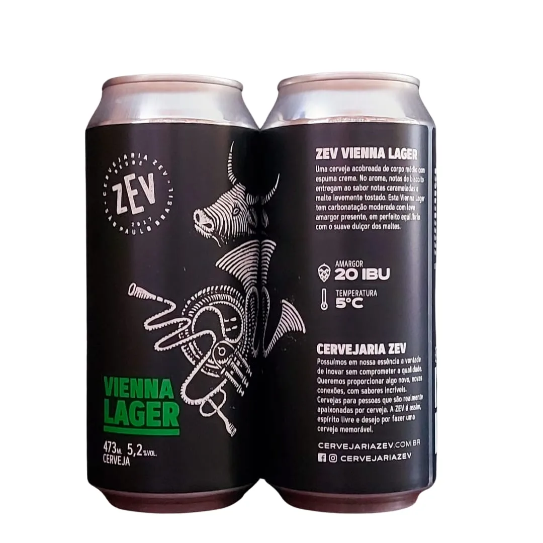 Cerveja ZEV Vienna Lager 473 ml