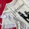 camiseta fleetwood mac com renda