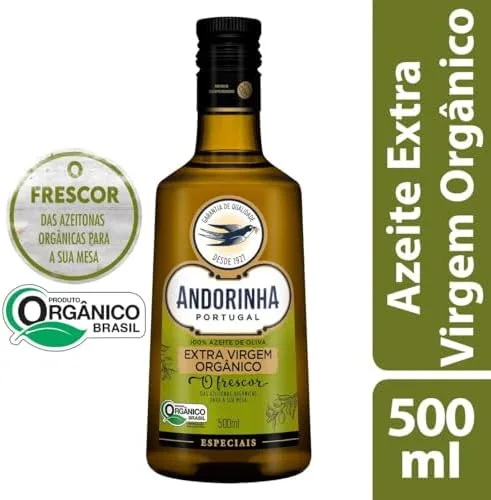 Azeite Andorinha Vidro Extra Virgem Orgânico 500ml