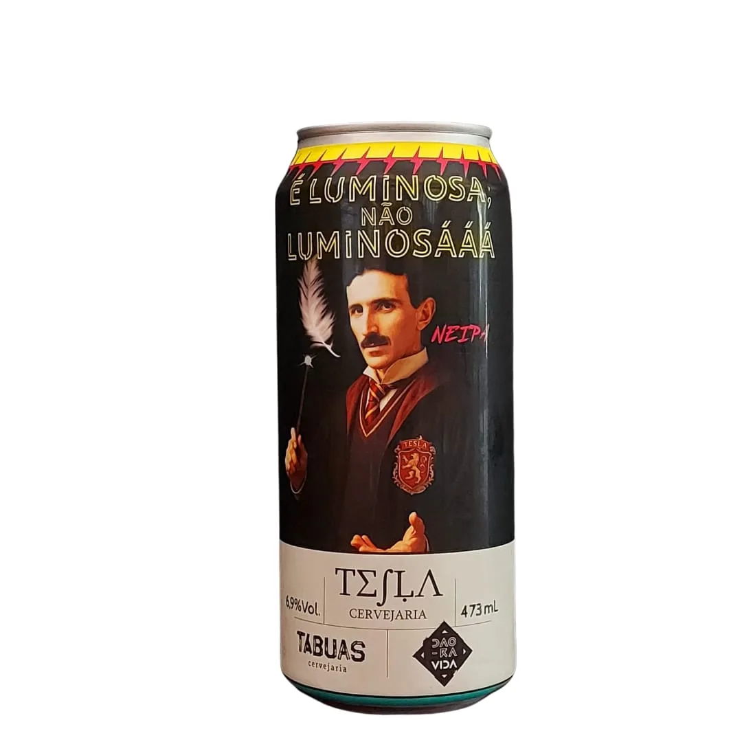 Cerveja Tesla É Luminosa, não Luminosááá NEIPA 473 ml