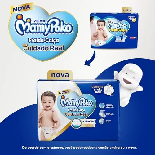 MamyPoko Fralda-Calça Premium Seca M 68 Unidades