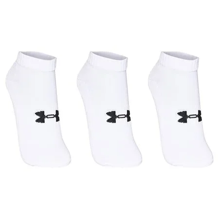 Meia Unissex Under Armour Core Cotton Cano curto - Pacote com 3 pares