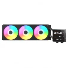 Water Cooler Cougar Poseidon Vistek Pro ARGB, 360mm, Com Tela LCD, Intel-AMD, PWM, Preto, 3MPVP360.0001