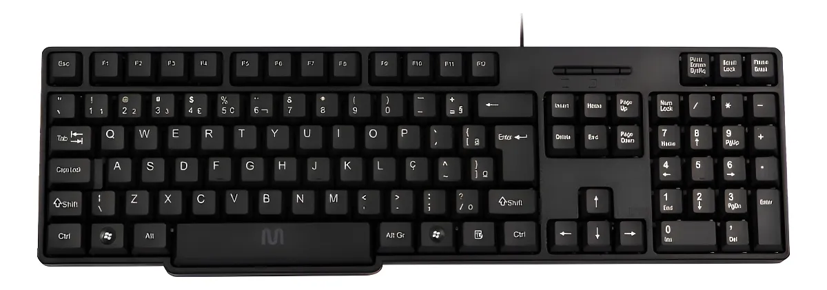 Teclado Multilaser Slim Usb Preto Tc213