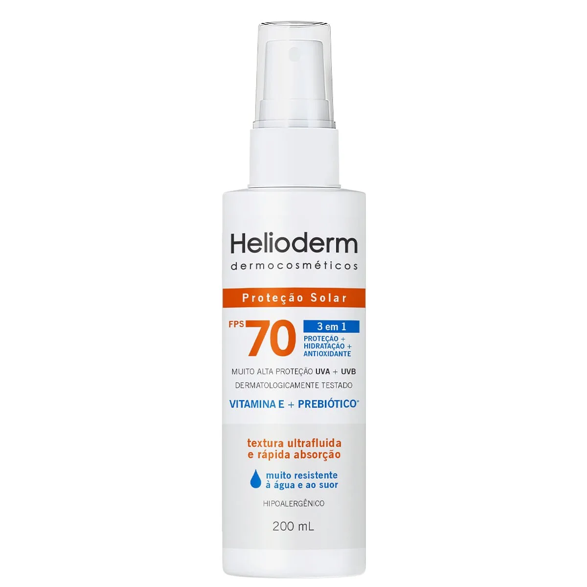 Protetor Solar Helioderm Adulto Fps70 Sp...