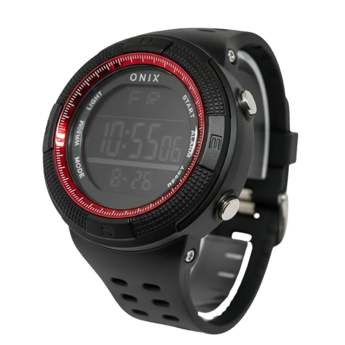 Relógio Masculino Onix Digital IT-396H?0183? Preto e Vermelho