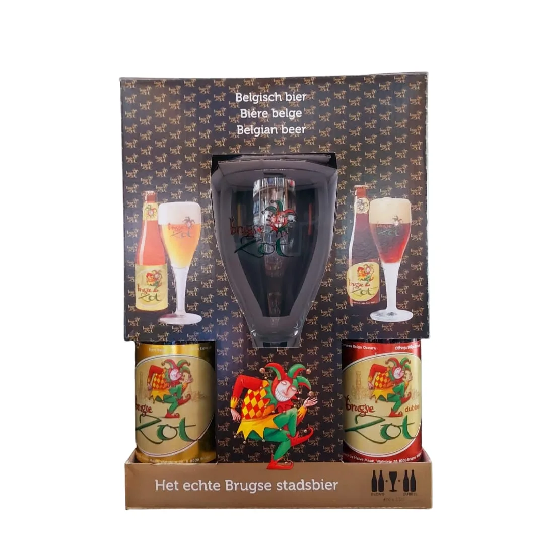 Kit Brugse Zot Com 04 Garrafas 330 ml + 01 Taça