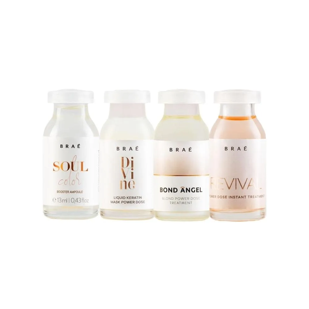 Kit Braé Power Doses Tratamento Instantâneo 4 x 13 ml