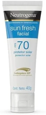 Neutrogena Sun Fresh Protetor Solar Facial, FPS 70, 40g