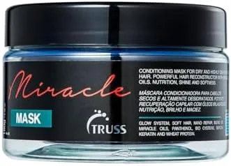 Truss Miracle Mask | Máscara Capilar com Blend de Óleos, Hidratação Profunda e Brilho 3D | 180g