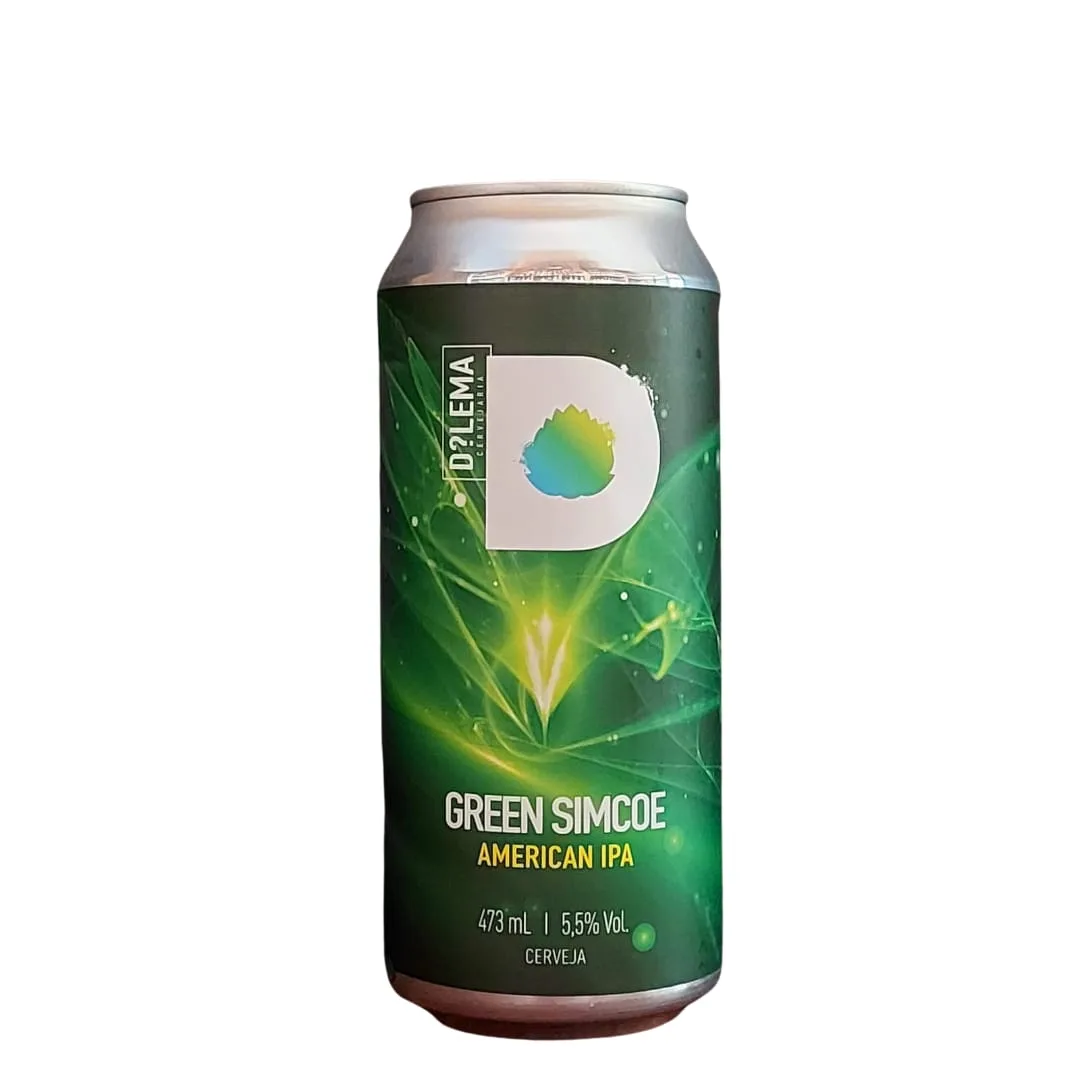 Cerveja Dilema Green Simcoe American IPA 473 ml