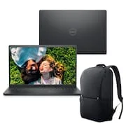 Notebook Dell Inspiron I15-I1300-U30PB 15.6” Full HD 13ª Gen Intel Core i5 8GB 512GB SSD Linux Preto Carbono + Mochila