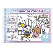 Caderno para colorir Pop Pet, 40 folhas, 2648341, Spiral Pop - PT 1 UN