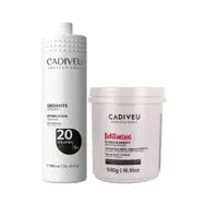 Kit Pó Descolorante + Água Oxigenada 20 Volumes Cadiveu Buriti