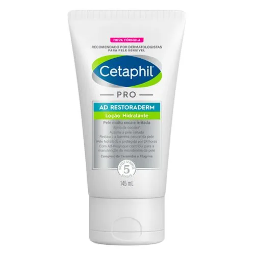 Loção Hidratante Corporal Cetaphil Pro AD Restoraderm Branco 145 ml Galderma