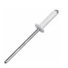 Rebite Repuxo 416 - 4,0x16 - Aluminio Branco - Pct C/100 Pcs