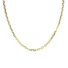 Corrente em Ouro 10K Malha Cadeado 70cm - CR20474