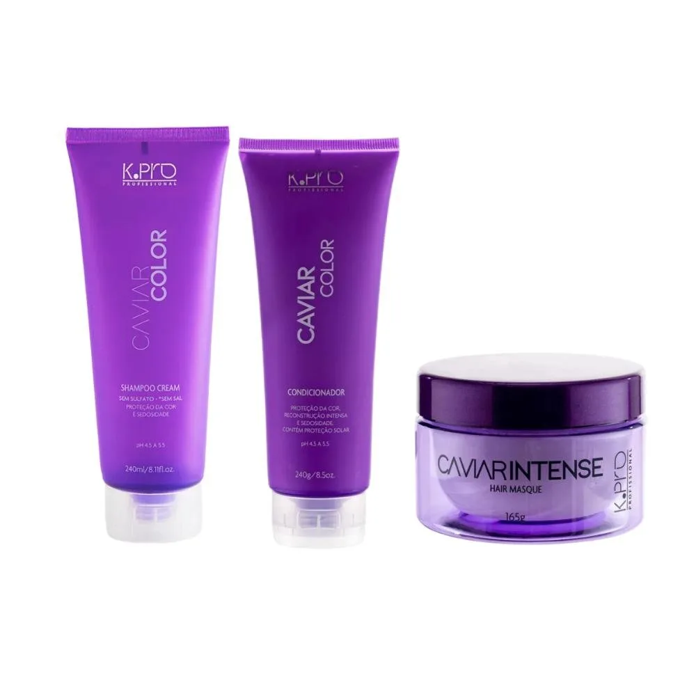 Kit K.Pro Caviar Color Home Care (3 Produtos)