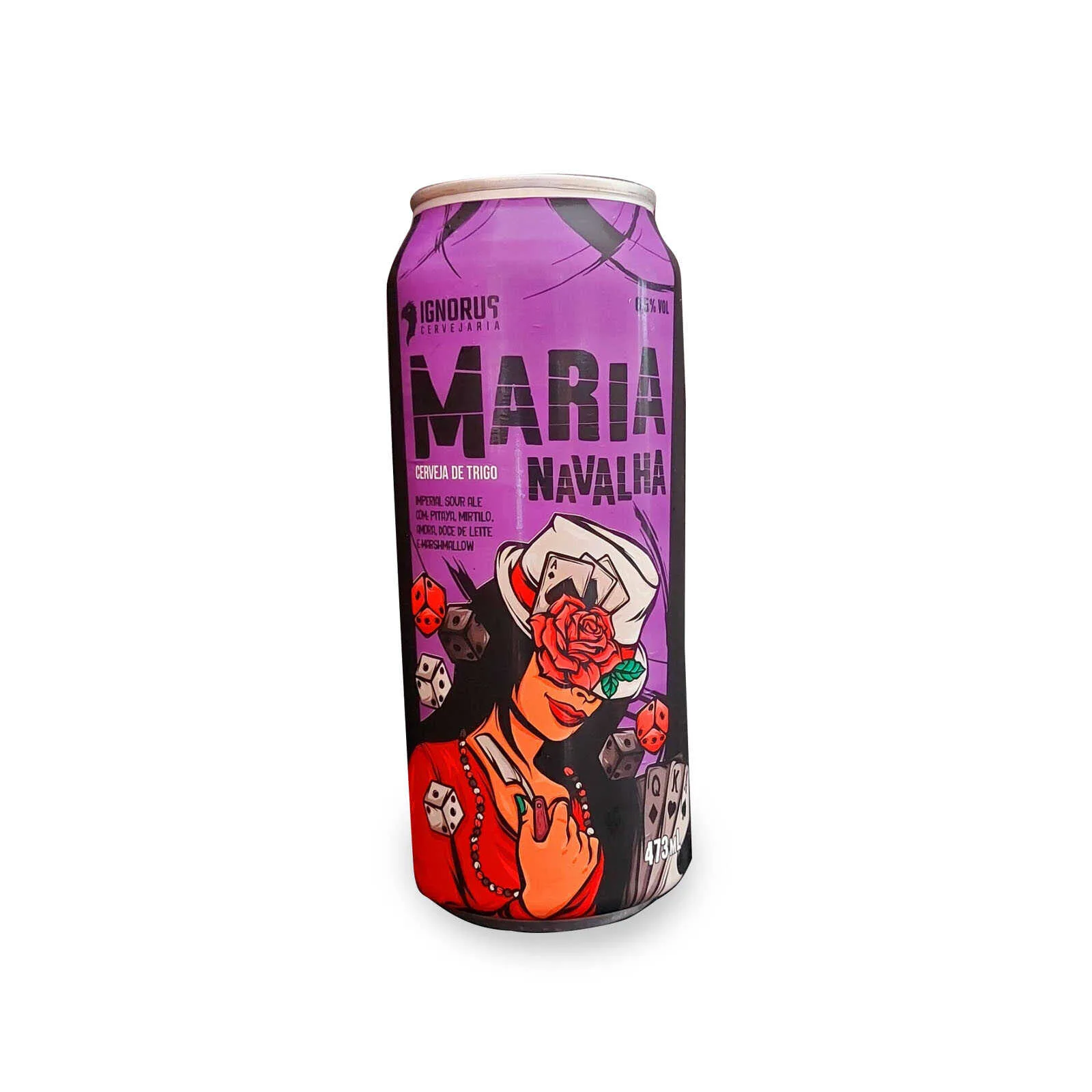 Cerveja Ignorus Maria Navalha Imperial Sour Ale 473 ml