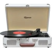 Toca Discos Raveo Vitrola Sonetto Chrome Sand, Bluetooth, USB, Branco - 90-08748, avaliação 5 estrelas de 5, R$ 429 com 10% de desconto