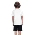 Conjunto Infantil Camiseta Com Bermuda Trick Nick Branco - Branco
