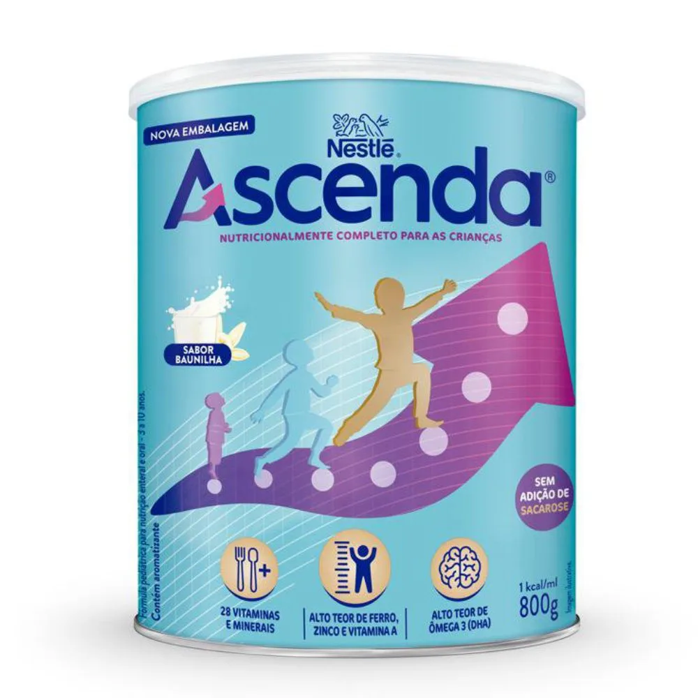 Suplemento Alimentar Ascenda Baunilha 800g