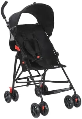 Maxi Baby Carrinho de Bebê Passeio Guarda Chuva MOVEE (Preto)