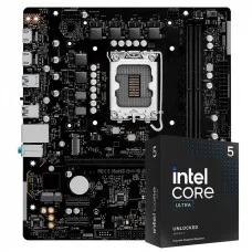 Kit Upgrade, Intel Core Ultra 5 250KF, Placa Mãe Chipset H810