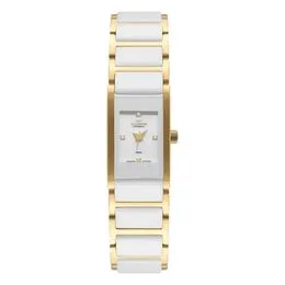 Relógio Feminino Technos Ceramic VX01AA/2B Branco|Dourado