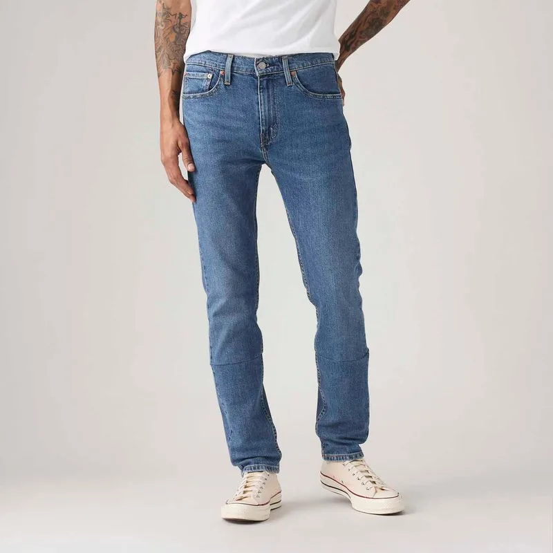 Calça Jeans Levi's® 510 Skinny com Rasgo Lavagem Média